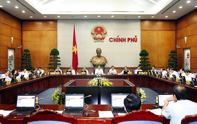 Chính phủ họp phiên thường kỳ tháng 10/2012